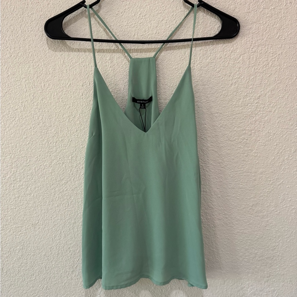 Evenuel Seafoam Green Strappy Camisole